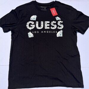 Guess Los Angeles Men’s Short Sleeve T-Shirt Black Sz: XL
